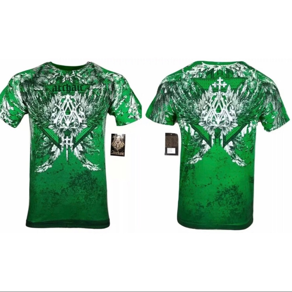 ARCHAIC by AFFLICTION Mens T-Shirt GRIFFIN - Picture 2 of 8